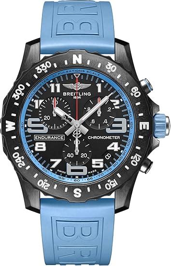 breitling x82310281b1s1|Breitling Endurance Pro Breitlight Light Blue Black Super Quartz .